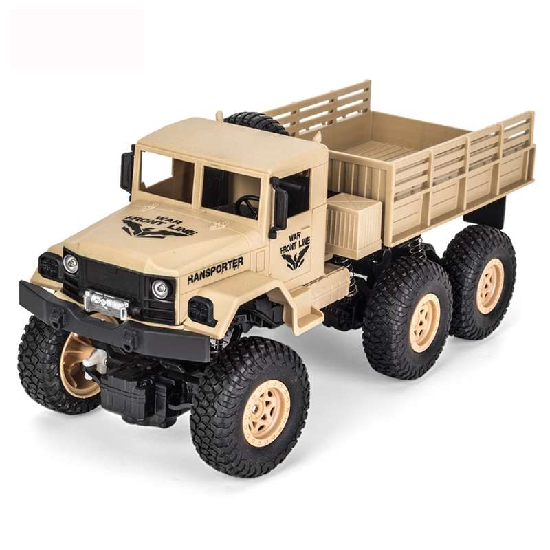 JJR/C 1:18 2.4Ghz 4 Channel Remote Control Dongfeng 8 Six-wheeled Armor Truck Vehicle Toy(Green)