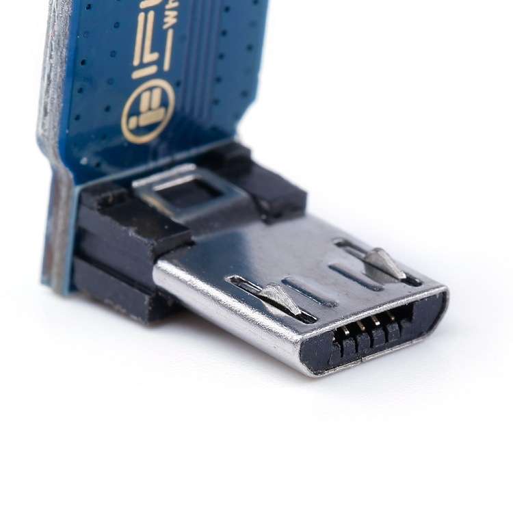 10 PCS iFlight L-Type Adapter Plate Micro USB Male to Female Support Data Transmission Synchronizati