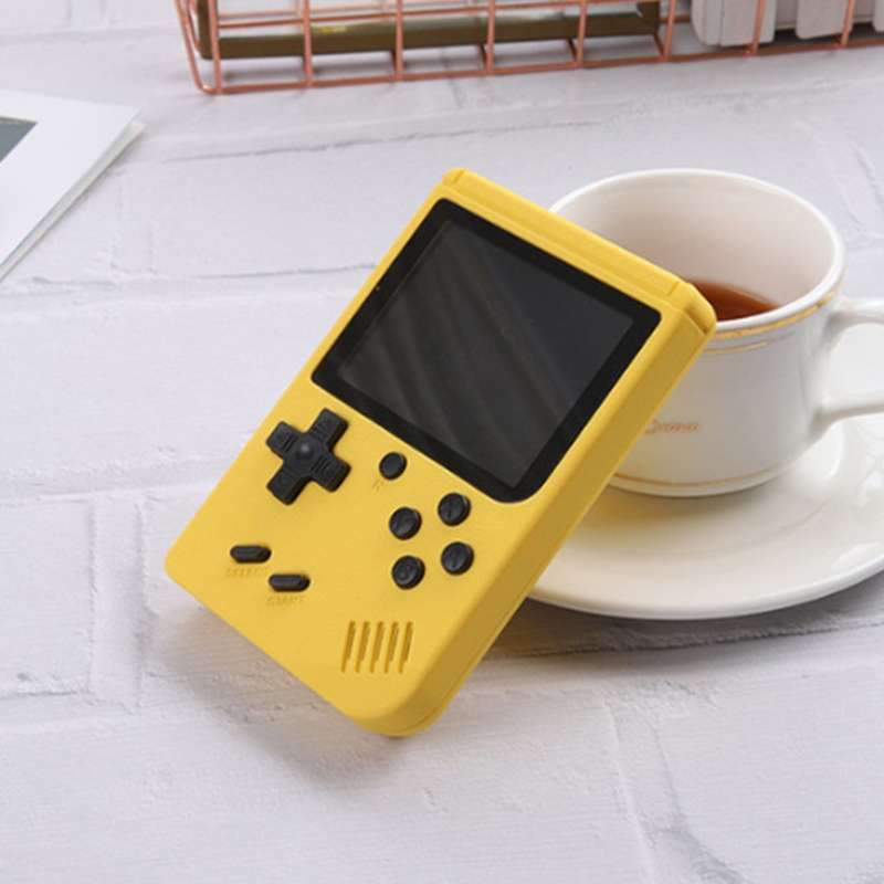 MK500 Macaron Mini Retro Classic Handheld Game Console for Kids Built-in 500 Games, Support AV Outpu