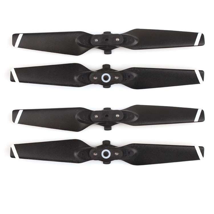 2 Pairs 4730F Foldable Quick-Release CW / CCW Propellers for DJI Spark(Gold)