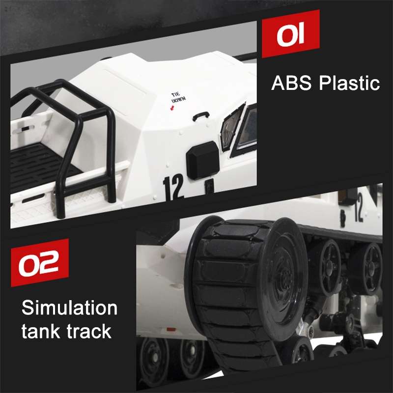 SG-1203 1:12 2.4G Simulation Remote Control EV Tracked Vehicle Tank Off-road Vehicle Model Car Toy (