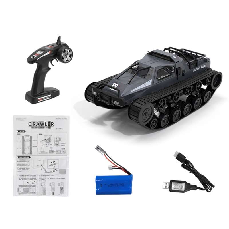SG-1203 1:12 2.4G Simulation Remote Control EV Tracked Vehicle Tank Off-road Vehicle Model Car Toy (