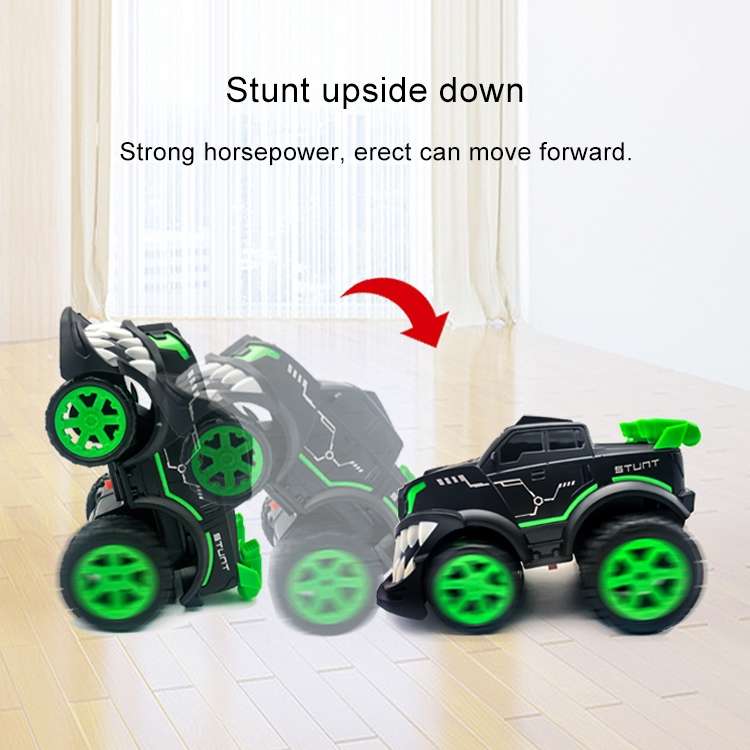HD885J Devil Tooth Shape 360 Degree Upright Rotation Stunt Remote Control Car Electric Vehicle Toy (
