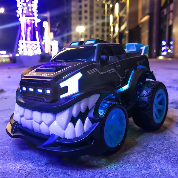 HD885J Devil Tooth Shape 360 Degree Upright Rotation Stunt Remote Control Car Electric Vehicle Toy (