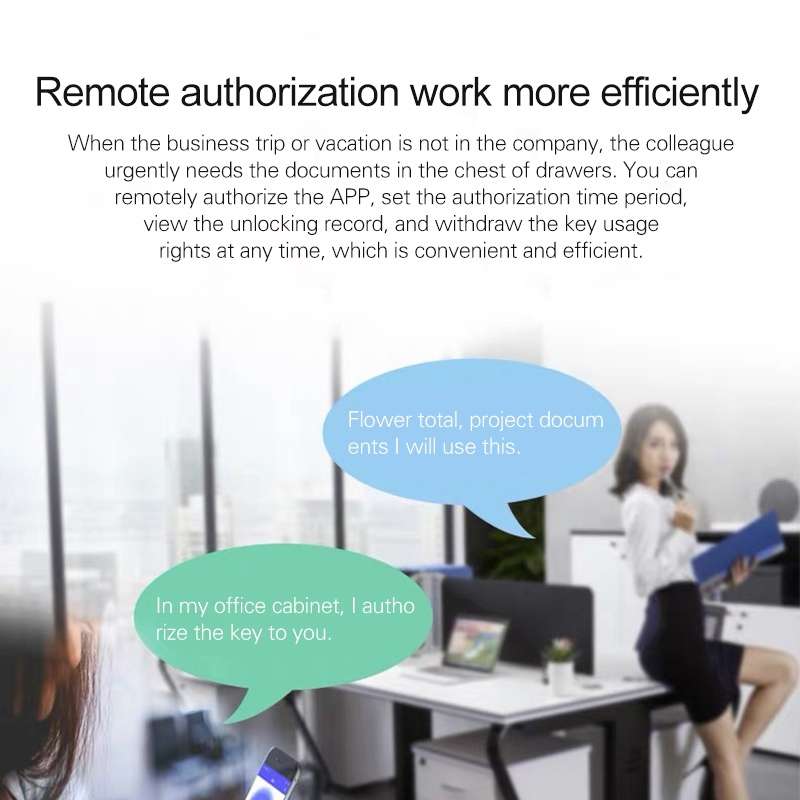 T1 Bluetooth + Tuya APP Smart Drawer Lock Invisible Lock, Support Remote Control Unlocking