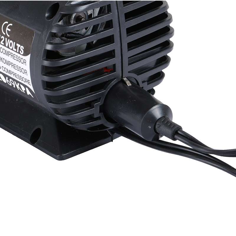 Portable Mini Auto Electric Air Compressor of Car Inflator with 3 Pneumatic Nozzle (300 PSI / DC 12V