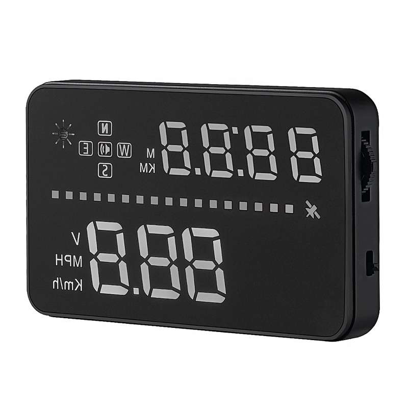 A3 3.5 inch Car GPS HUD / OBD Vehicle-mounted Gator Automotive Head Up Display Security System with
