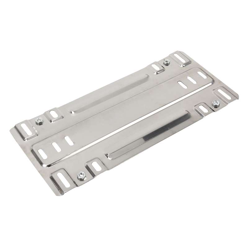 Stainless Steel License Plate Bracket Vehicle License Plate Bracket Bottom Plate Automobile License