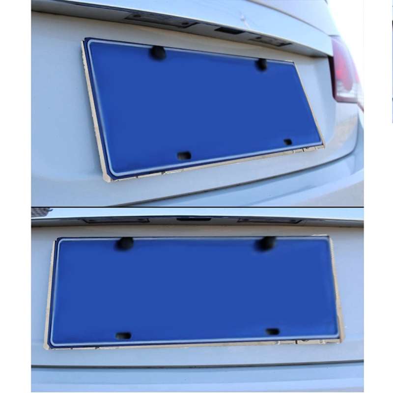 Stainless Steel License Plate Bracket Vehicle License Plate Bracket Bottom Plate Automobile License