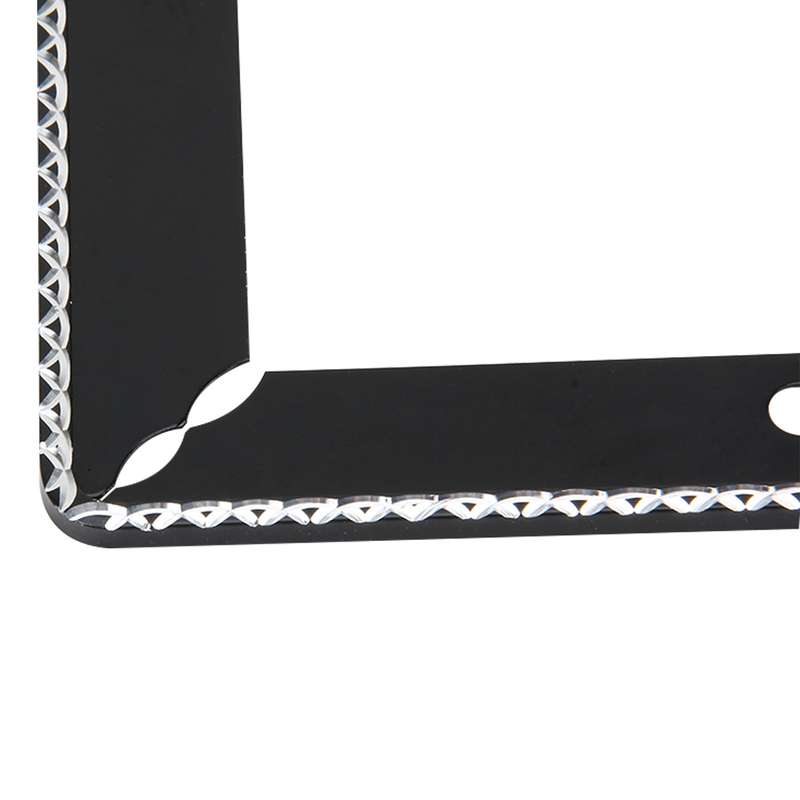 2 PCS Car License Plate Frames Car Styling License Plate Frame Aluminum Alloy Universal License Plat