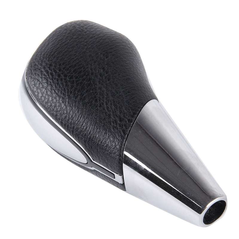 Colorful Car Breathing Racing Dash LED Magic Lamp Black Leather Gear Head Shift Knob, Size: 11.5 * 4