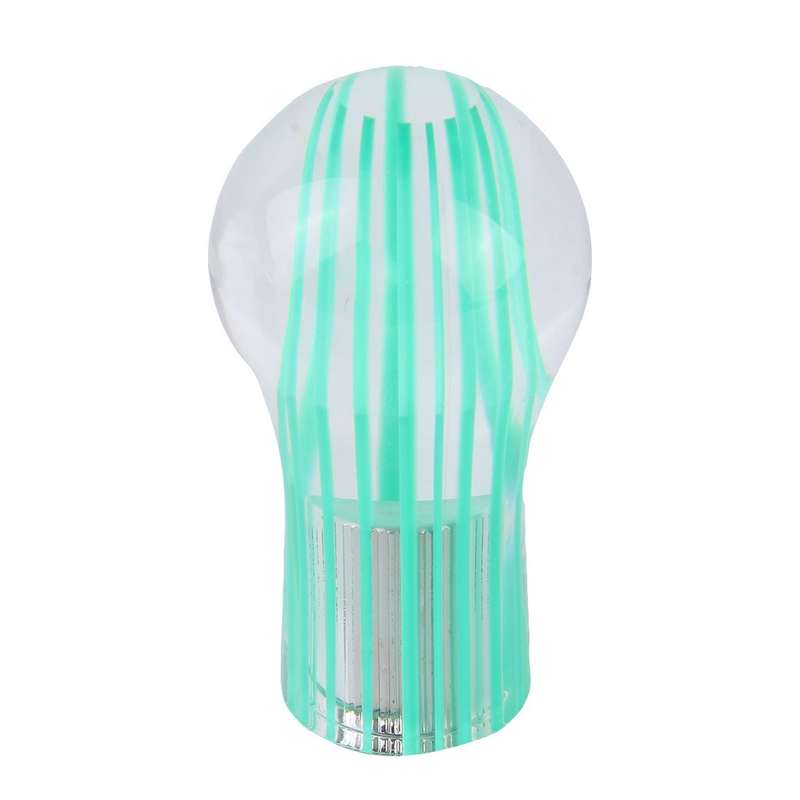 Crystal Double Light Car Breathing Racing Dash LED Magic Lamp Gear Head Shift Knob with Base, Size: