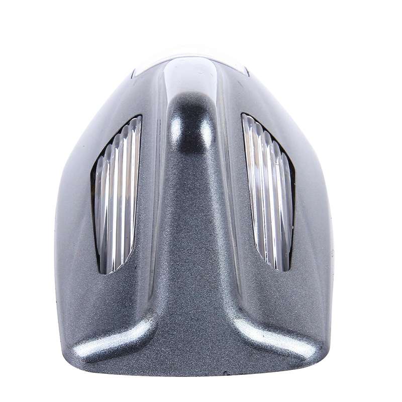 Solar Colorful Light Anti Collision Shark Fin Car Taillight LED Flash Warning Light Caution Light(Re