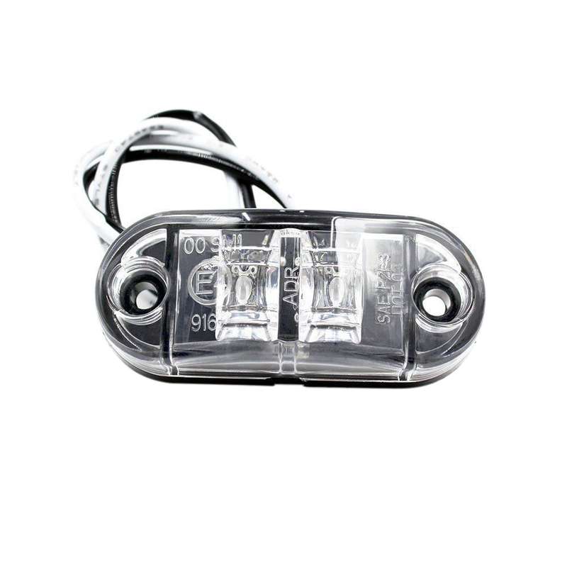 10 PCS Car Truck Trailer Piranha LED Side Marker Indicator Lights Bulb Lamp, Light Color: Yellow