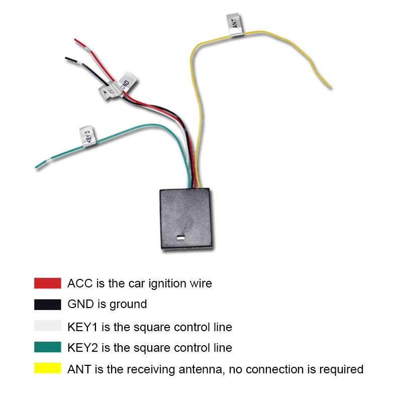 1 Set Universal Steering Wheel Controller Wireless Multifunctional DVD Navigation Key Remote Control