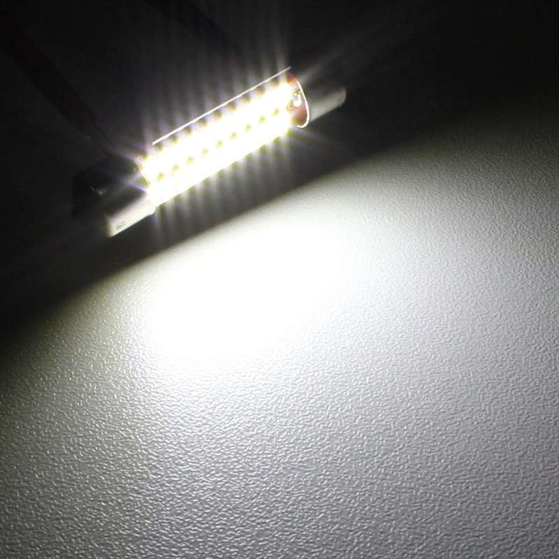 2 PCS Festoon 39mm 2W 200LM White Light 20 LED SMD 4014 Error Free License Plate Lights Car Light Bu