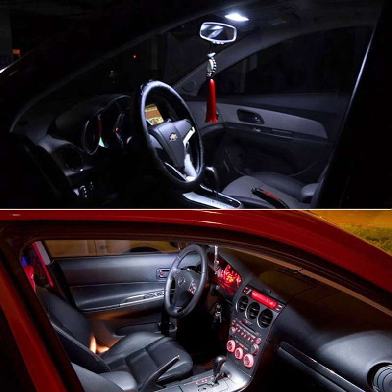 2 PCS 41mm 2W 240LM White Light 24 LED SMD 4014 Error Free License Plate Lights Car Light Bulb