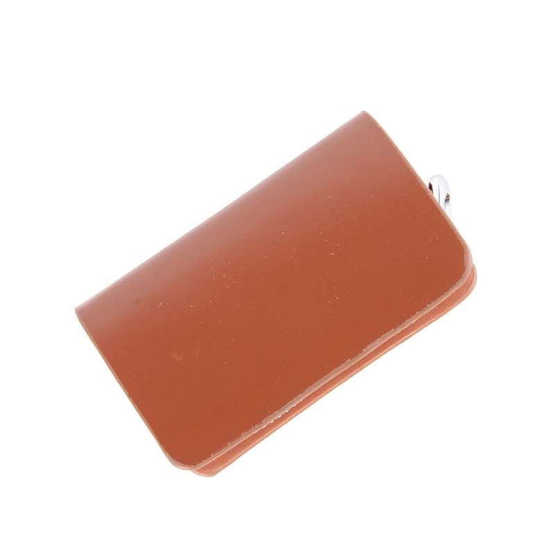 Universal Leather Flash Powder Texture Waist Hanging Zipper Wallets Key Holder Bag (No Include Key)(