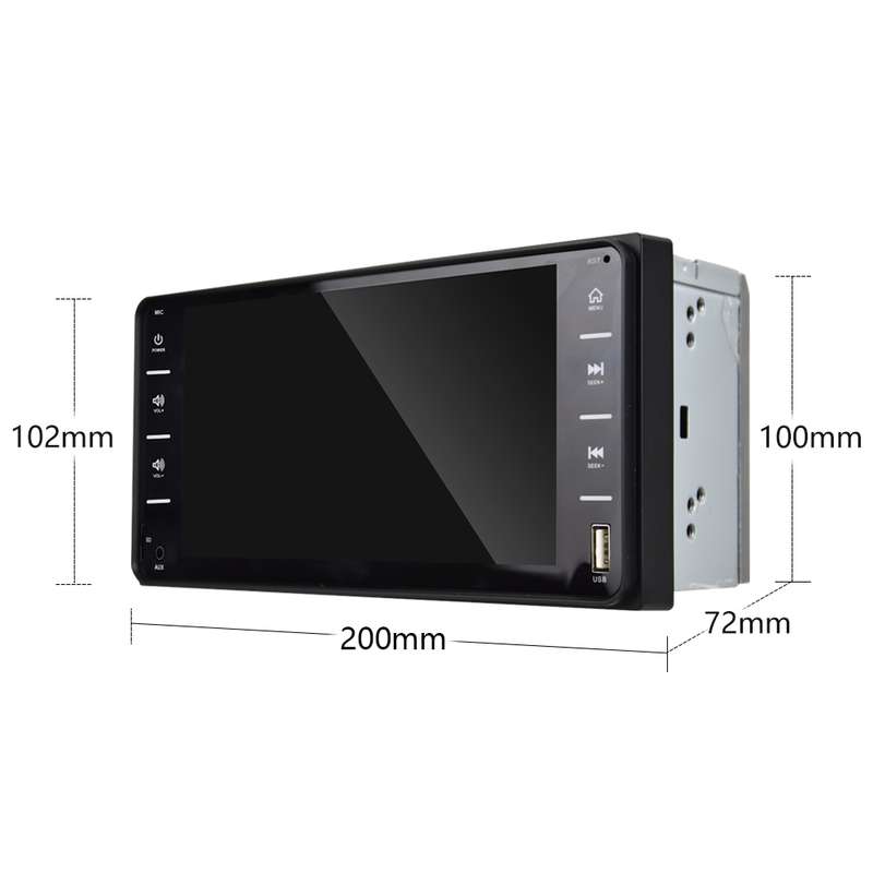 848V 16 7 inch Multi-touch Screen Car GPS Navigator, Support TF Card / USB / AUX / MP5 Player / Andr