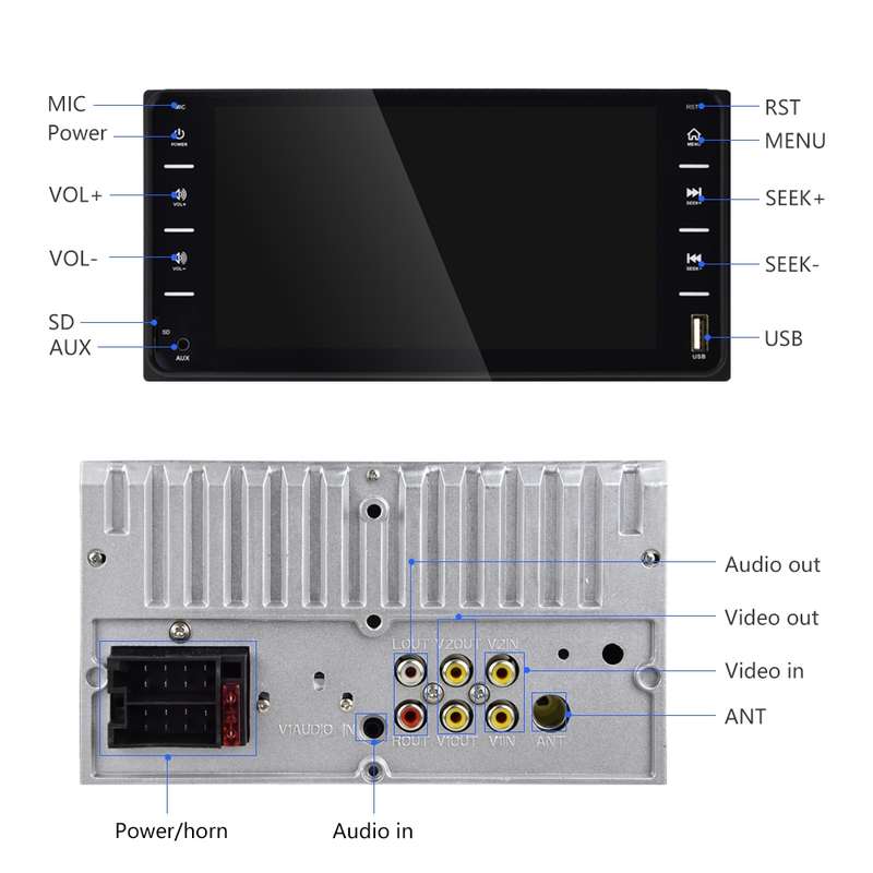 F2758 Car Modification 6 Way Car Relays Box with Terminal Block