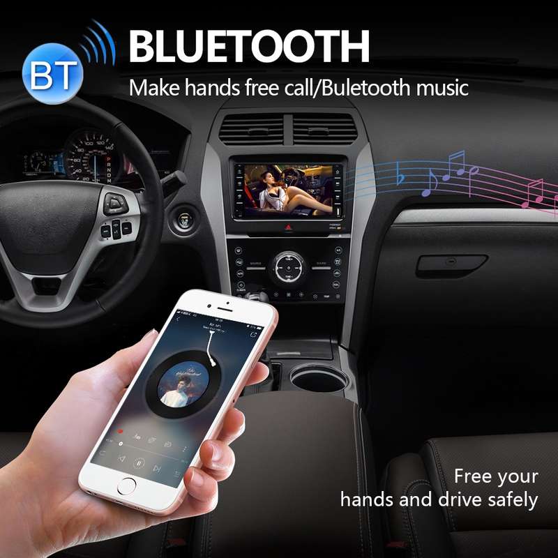 848V 16 7 inch Multi-touch Screen Car GPS Navigator, Support TF Card / USB / AUX / MP5 Player / Andr