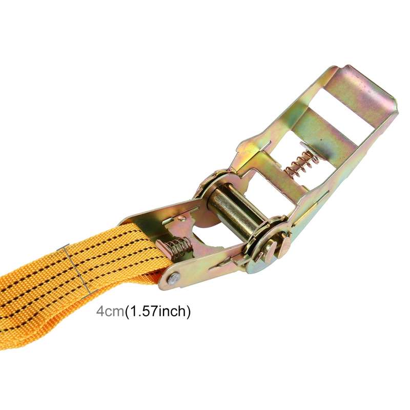 ST-213 10mx4.0cm 2 Ton Car Bundled Device with Hook And Buckle High Strength Cable Cord Heavy Duty R