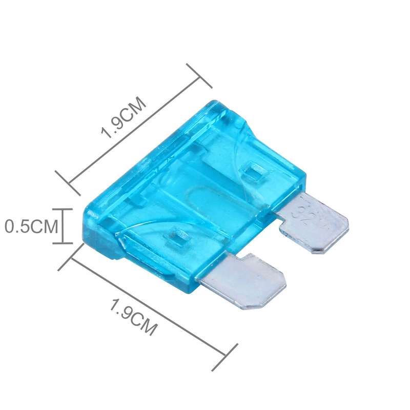 100 PCS 12V Car Add-a-circuit Fuse Tap Adapter Blade Fuse Holder (Big Size)(Blue)