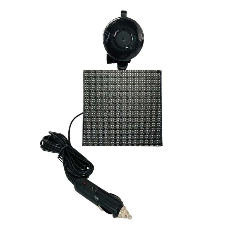 32x32 Pixel Full Color Wireless Bluetooth APP Control Emoticon Smile Faces LED Car Sign LED Display