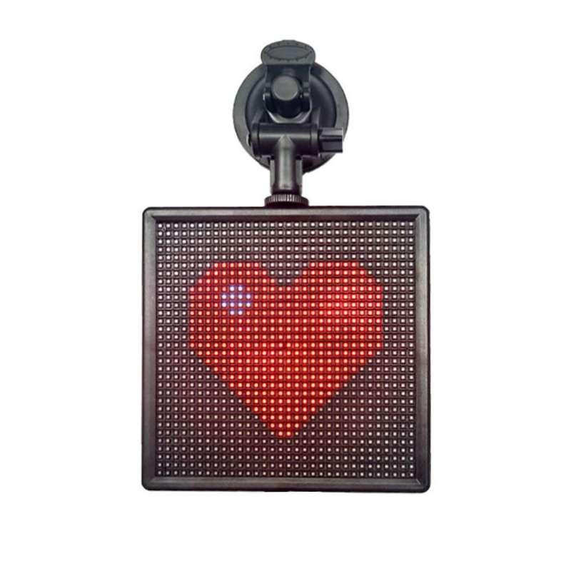 32x32 Pixel Full Color Wireless Bluetooth APP Control Emoticon Smile Faces LED Car Sign LED Display