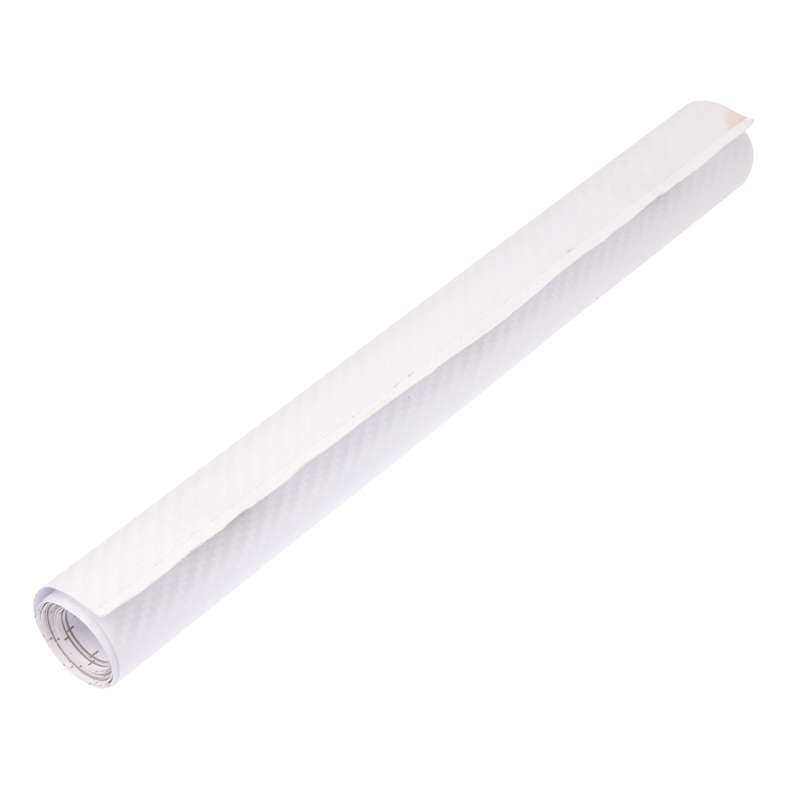 Car Decorative 3D Carbon Fiber PVC Sticker, Size: 152cm x 50cm(Black)