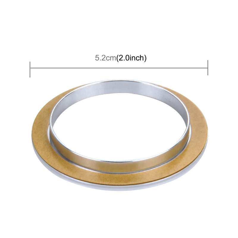 3 PCS Car Aluminum Air Conditioner Knob Case For ATENZA(Gold)