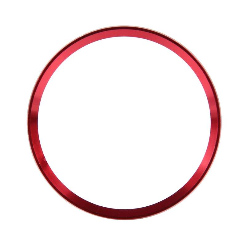4 PCS Car Aluminum Wheel Hub Deroration Ring For Audi(Red)