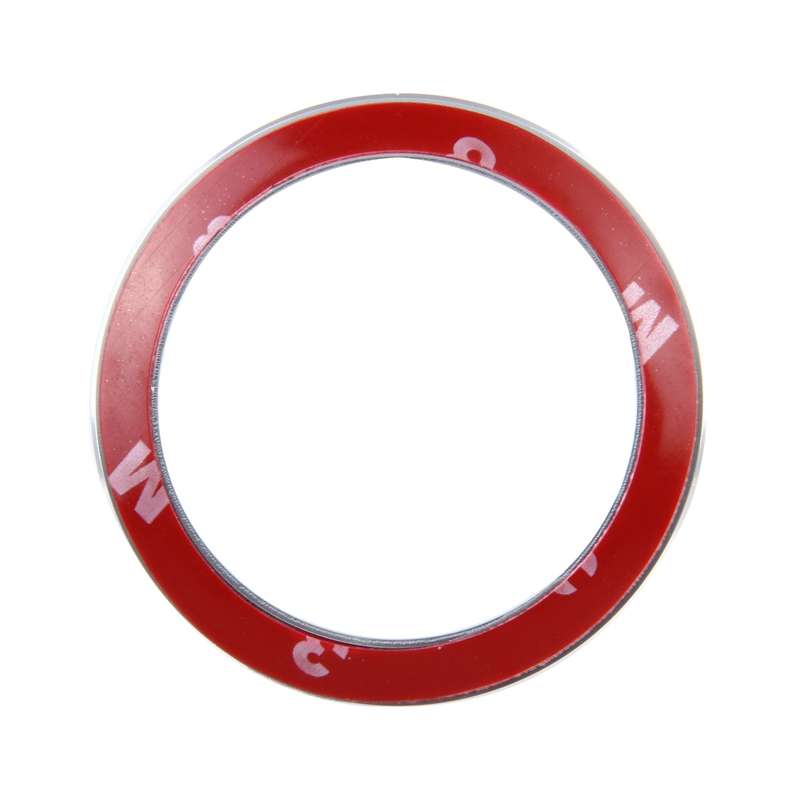 Car Aluminum Steering Wheel Decoration Ring For BMW(Silver)