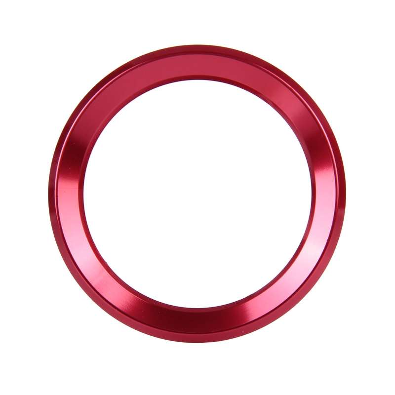 Car Aluminum Steering Wheel Decoration Ring For BMW(Silver)