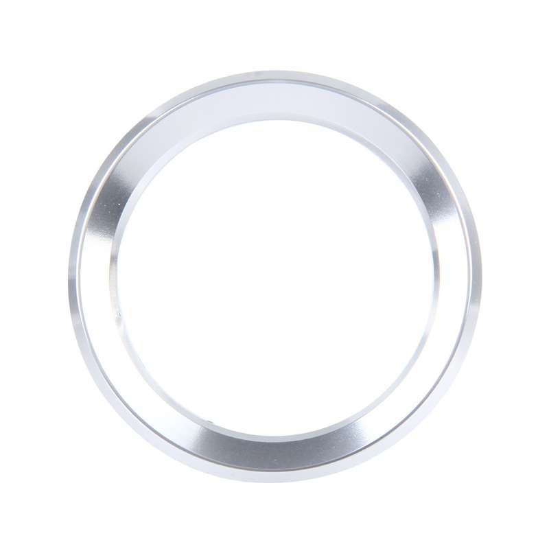 Car Aluminum Steering Wheel Decoration Ring For BMW(Silver)