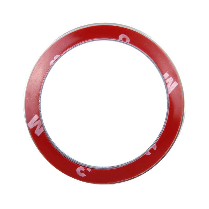 Car Aluminum Steering Wheel Decoration Ring For BMW(Silver)