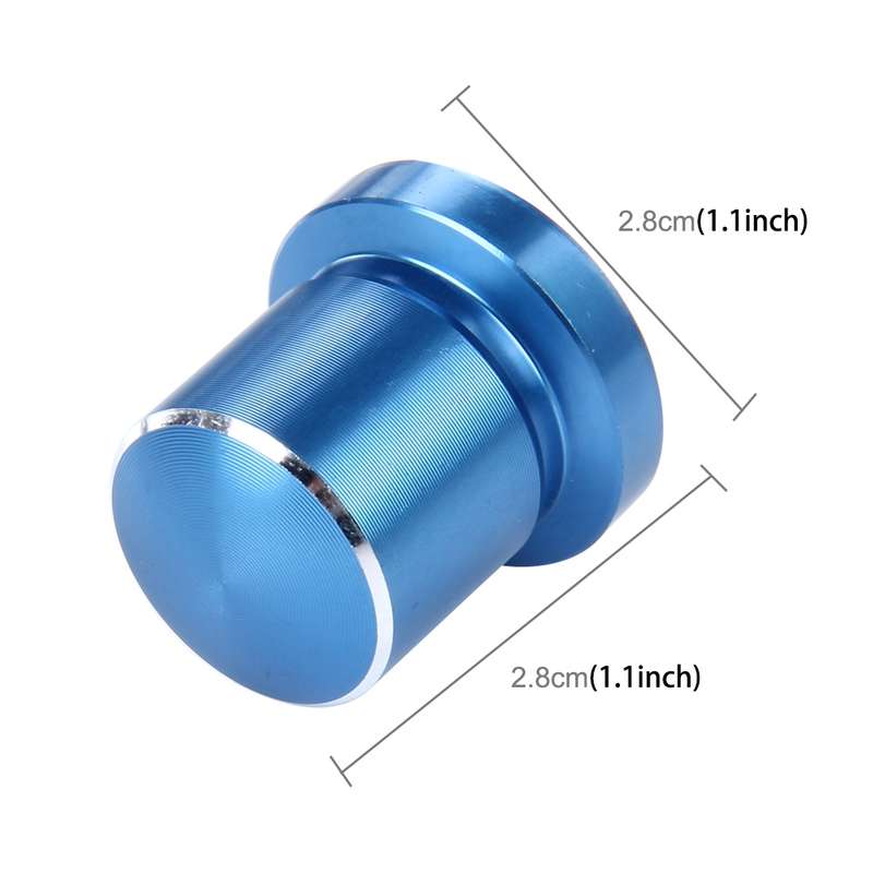 Car Metal Bump Stop Screw Cap(Blue)