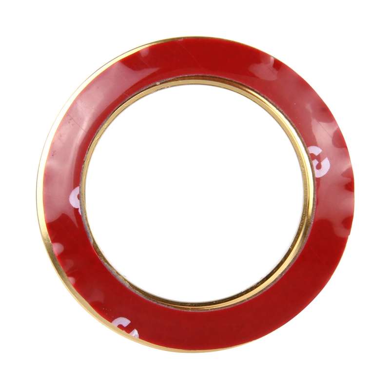 Car Aluminum Steering Wheel Decoration Ring For Volkswagen(Gold)