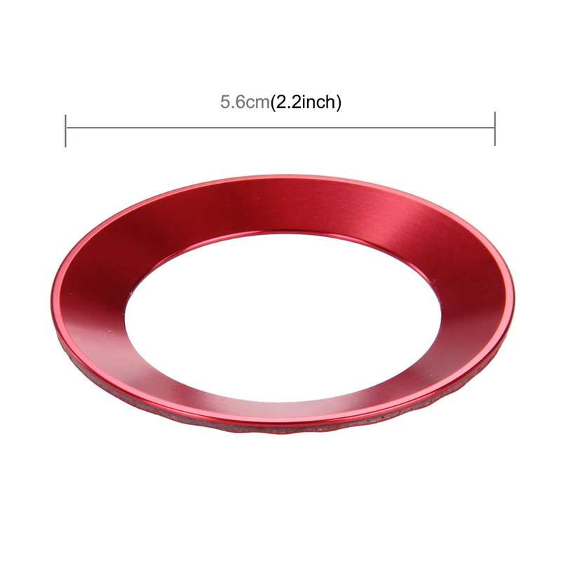 Car Aluminum Steering Wheel Decoration Ring For Volkswagen(Gold)
