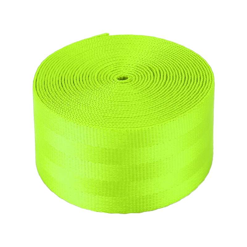 Car Modified Polyester Seat Belt Harness Racing Safety Seat Belt, Length: 3.6m (Yellow)