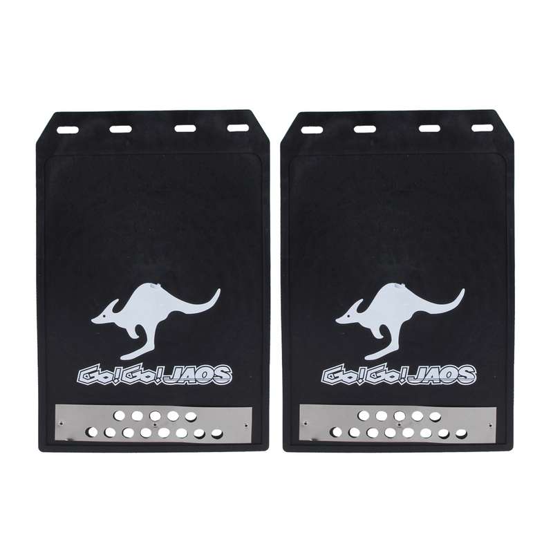 2 PCS WS-003 Premium Heavy Duty Molded Splash Mud Flaps Auto Front and Rear Guards, Small Size, Rand