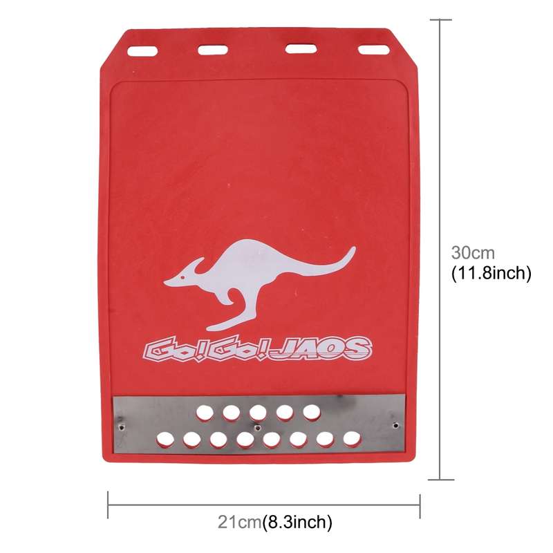 2 PCS WS-003 Premium Heavy Duty Molded Splash Mud Flaps Auto Front and Rear Guards, Small Size, Rand