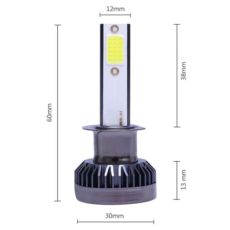 2 PCS H1 DC9-36V / 36W / 8000K / 6000LM IP68 Car / Motorcycle Mini COB LED Headlight Lamps / Fog Lig