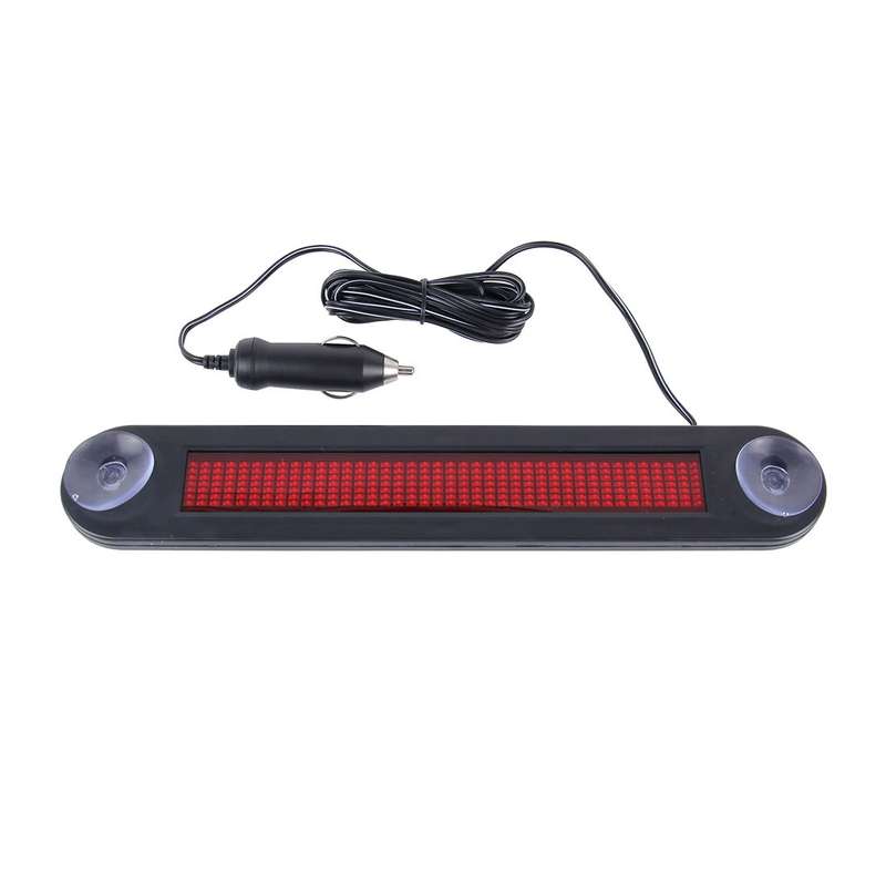 DC 12V Car LED Programmable Showcase Message Sign Scrolling Display Lighting Board with Remote Contr