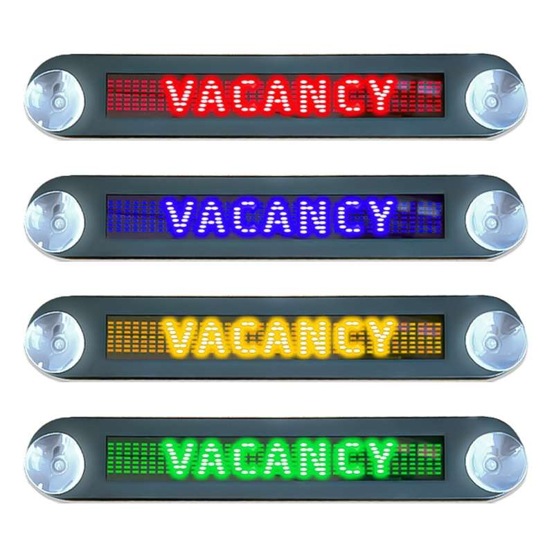 DC 12V Car LED Programmable Showcase Message Sign Scrolling Display Lighting Board with Remote Contr