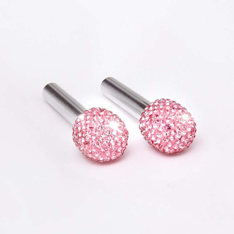 Crystal Car Aluminium Alloy Door Lock Modified Decoration (Colour)