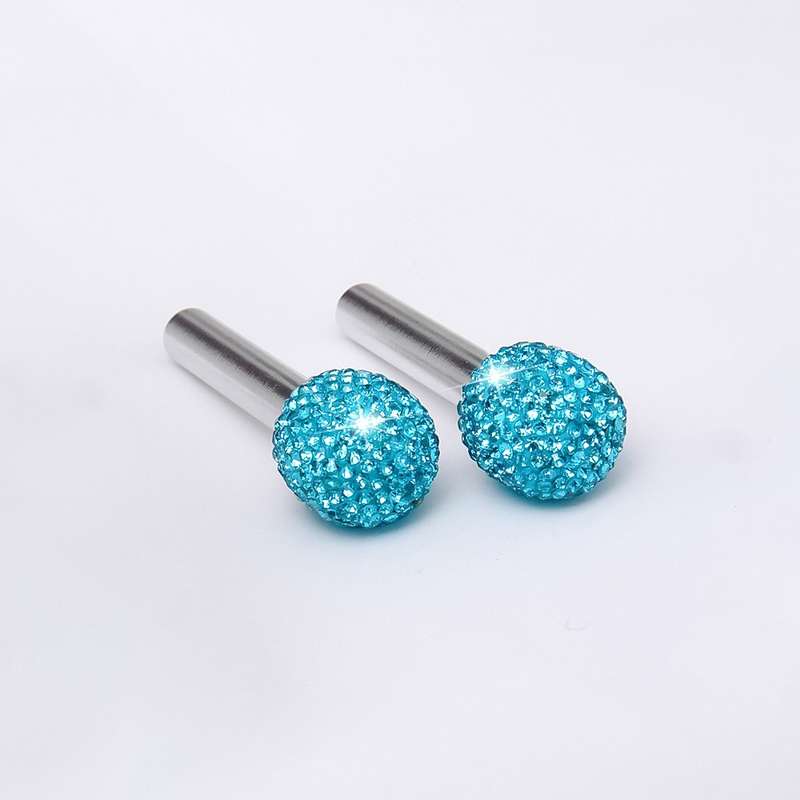 Crystal Car Aluminium Alloy Door Lock Modified Decoration (Colour)