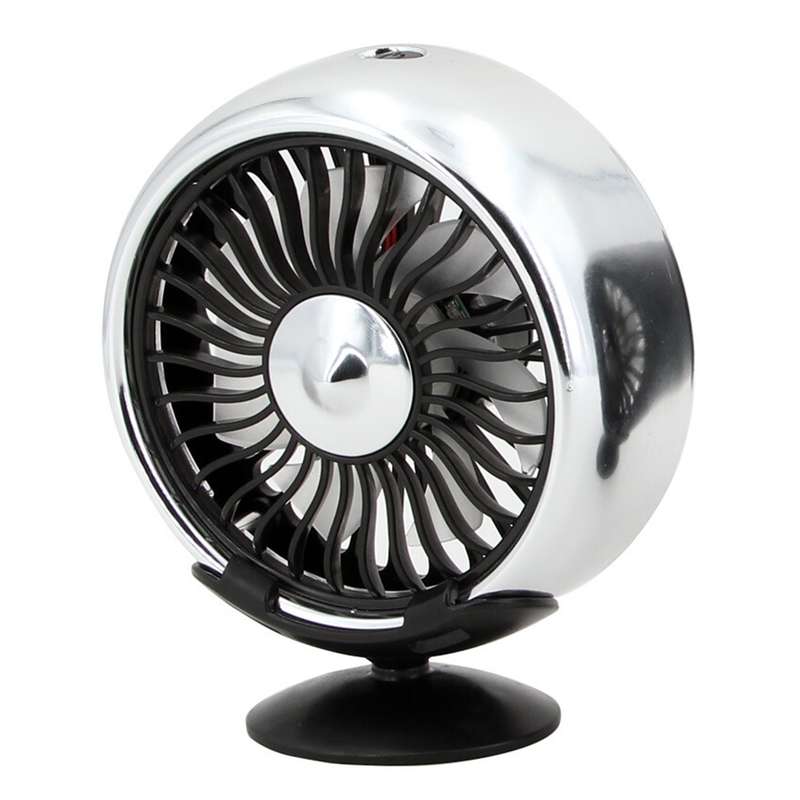 Multi-function Portable Car Air Outlet Sucker Electric Cooling Fan(Black)