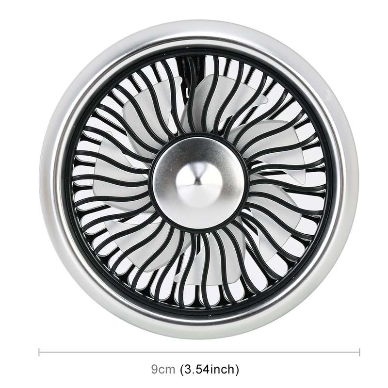 Multi-function Portable Car Air Outlet Sucker Electric Cooling Fan(Black)