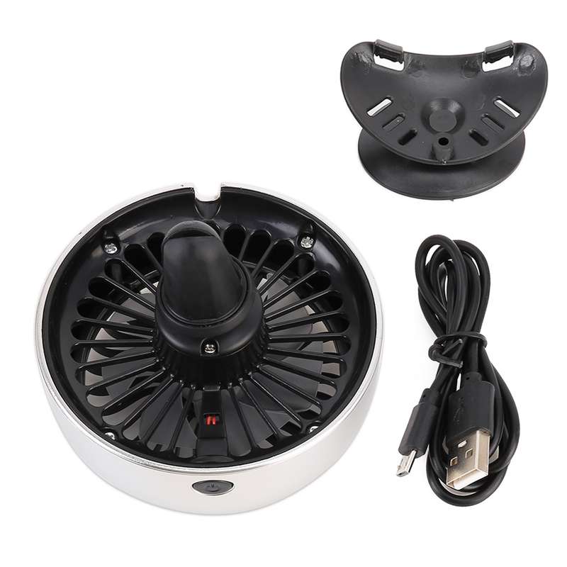 Multi-function Portable Car Air Outlet Sucker Electric Cooling Fan(Black)
